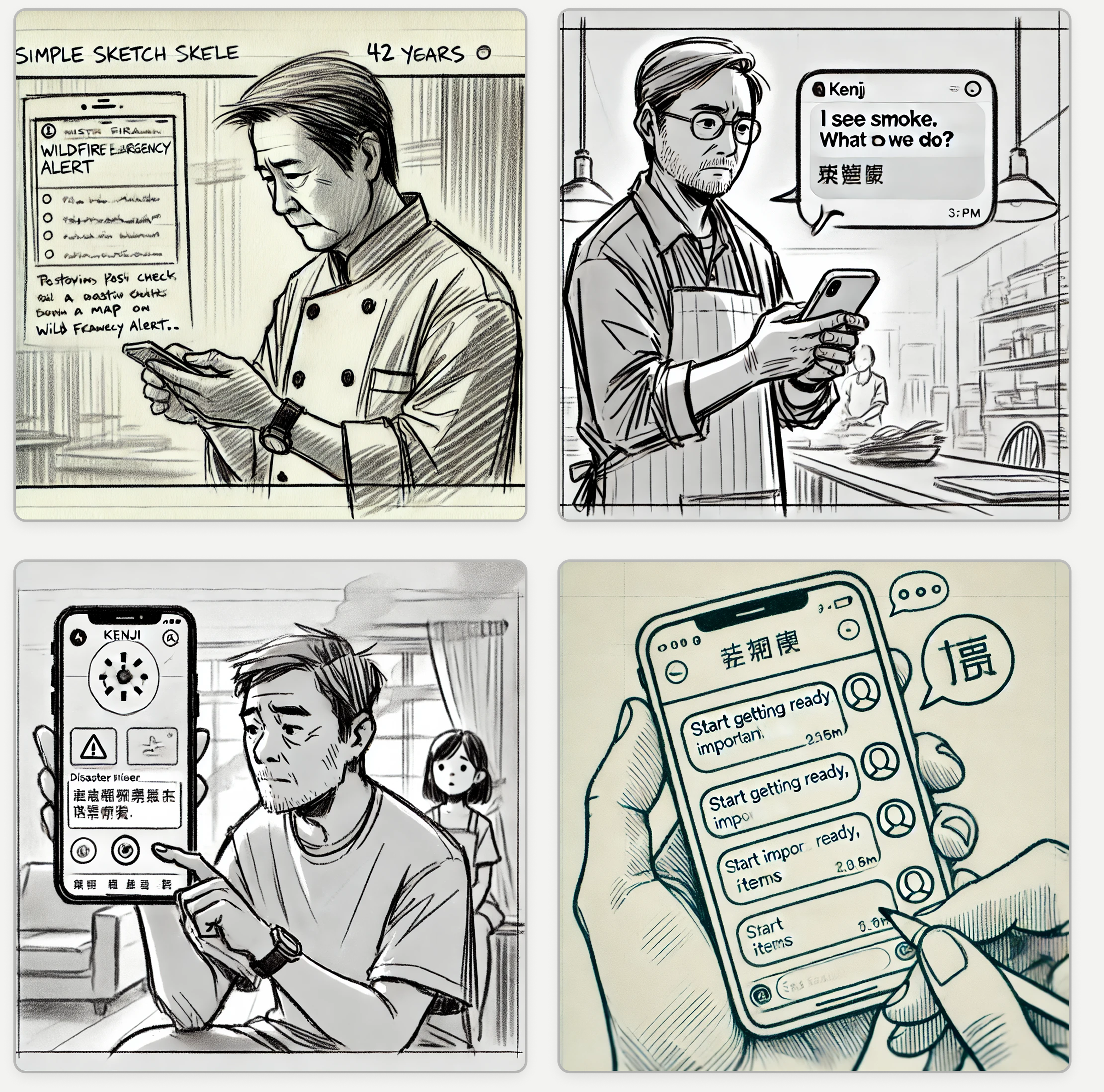 Storyboard — Li Xiao receives the alert