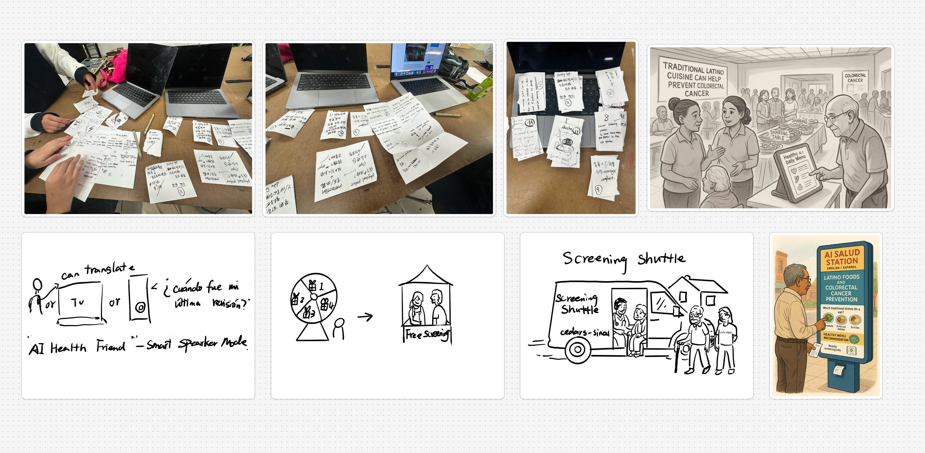 Concept ideation — early sketches and explorations